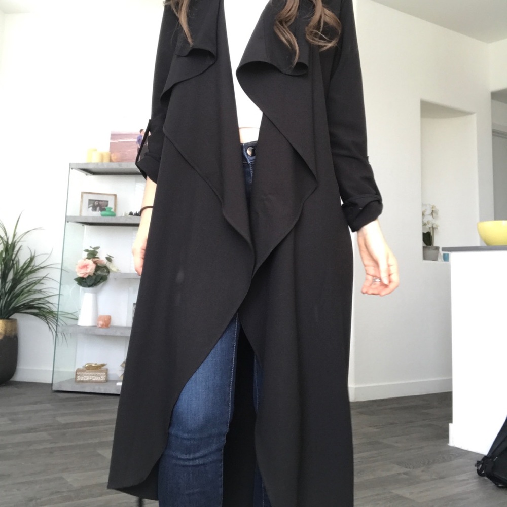 Long, Flowy Duster Jacket, S